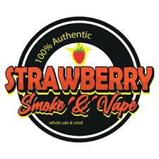 Strawberry Smoke And Vapes logo
