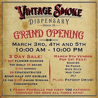 The Vintage Smoke Dispensary logo